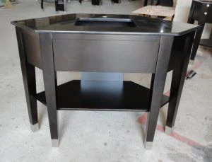 বাথরুম কাঠ বেস ক্যাবিনেটের, ভ্যানিটিস