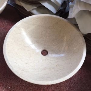 সানি হলুদ মার্বেল সিঙ্ক বাথরুম
