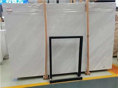 মেঝে এবং প্রাচীর বাথরুমের জন্য Bianco Sivec সাদা মার্বেল স্ল্যাব